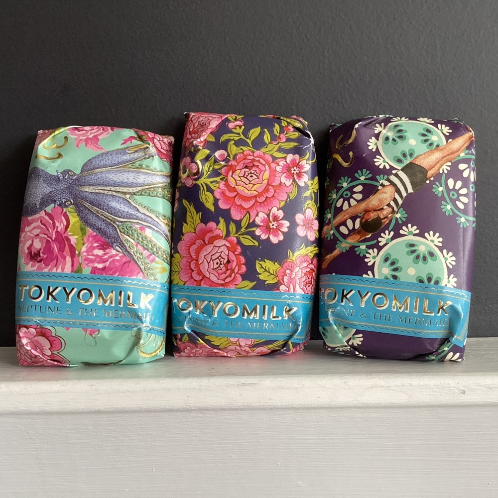 Tokyo Milk Neptune & the Mermaid Accent Soap Trio